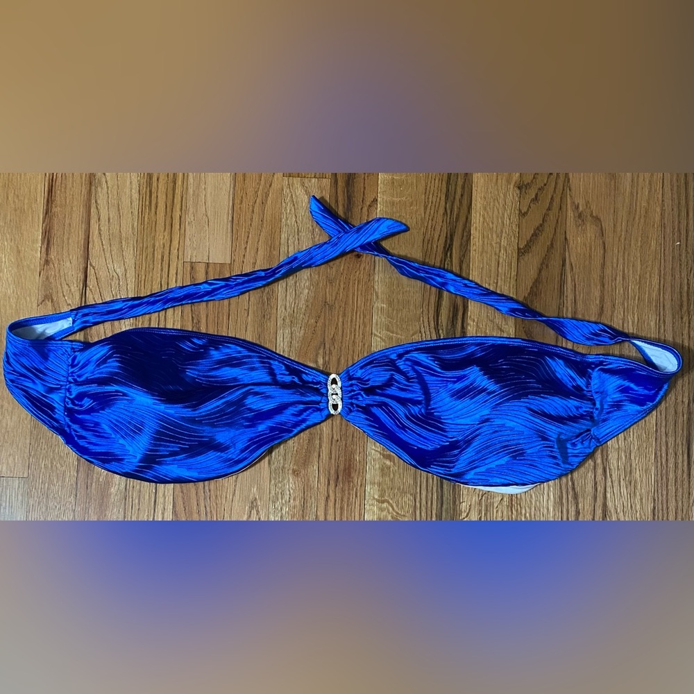 Fashion Nova Women’s 3XL Blue Two Piece Bikini Swimsuit Set - Picture 2 of 6